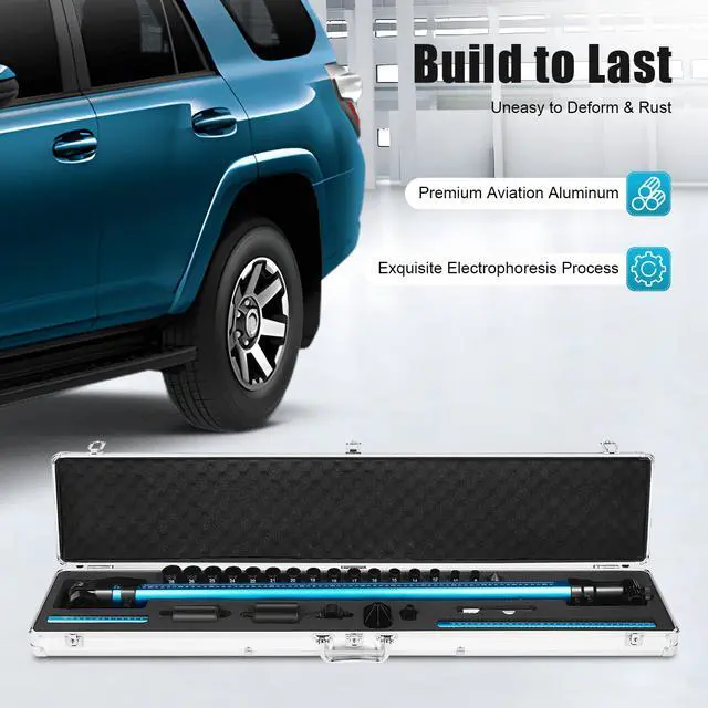 Alt view image 3 of 6 - 2D Measuring System, High-Precision Universal Auto Body Frame Machine Measuring Ruler, Retractable Measure Equipment Repair Tool for Car Repair Tram Gauge Construction, Machinery Maintenance