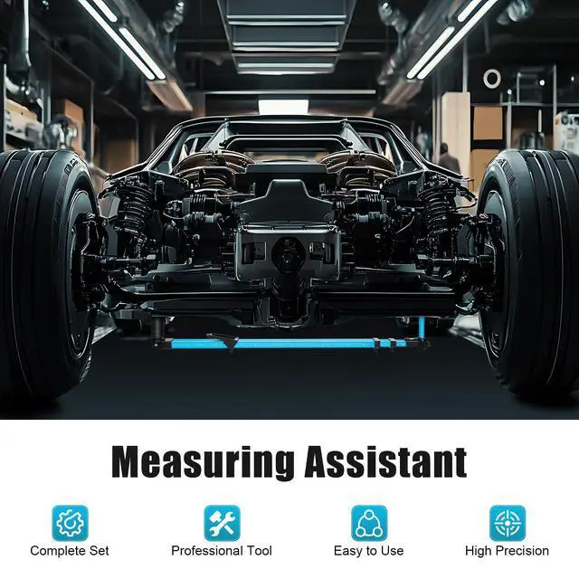 Alt view image 6 of 6 - 2D Measuring System, High-Precision Universal Auto Body Frame Machine Measuring Ruler, Retractable Measure Equipment Repair Tool for Car Repair Tram Gauge Construction, Machinery Maintenance