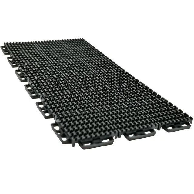 Main image of ProTech XT Garage Flooring, Trailer Flooring, Interlocking Traction Tiles, 9 x 18, Black, 24-Pack