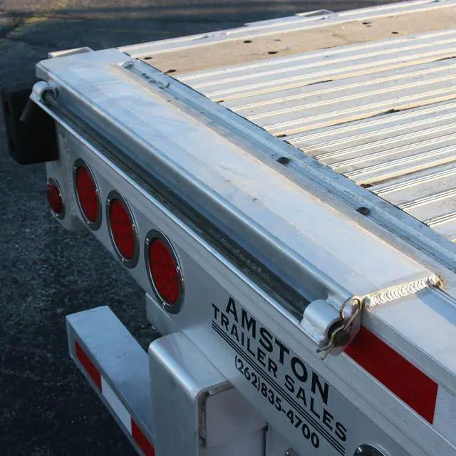 Alt view image 2 of 5 - 48" L Aluminum Skid Seat Attaching Bracket for Pin-End Ramp Systems