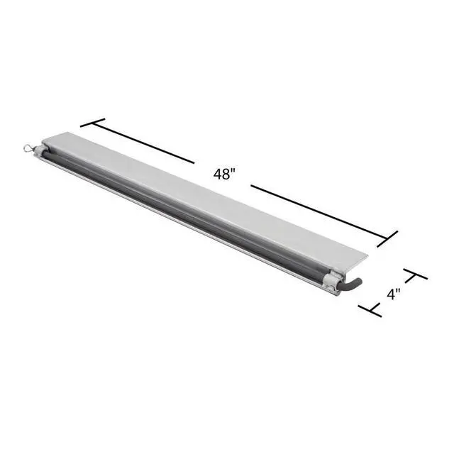 Alt view image 3 of 5 - 48" L Aluminum Skid Seat Attaching Bracket for Pin-End Ramp Systems