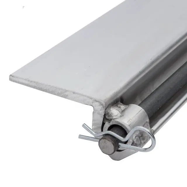 Alt view image 5 of 5 - 48" L Aluminum Skid Seat Attaching Bracket for Pin-End Ramp Systems