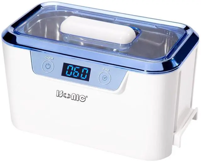 Main image of ® DS310B-WS Miniaturized Commercial Ultrasonic Cleaner with a Flat Lid for Eyeglasses, 110V 55W