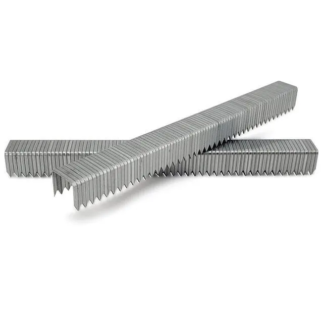 Alt view image 5 of 5 - PSA1110D 20 Gauge 13/32 Inch Crown 3/8 Inch Length Divergent Point Collated Galvanized Staples, A11 / T50 Series (Box of 100,000)