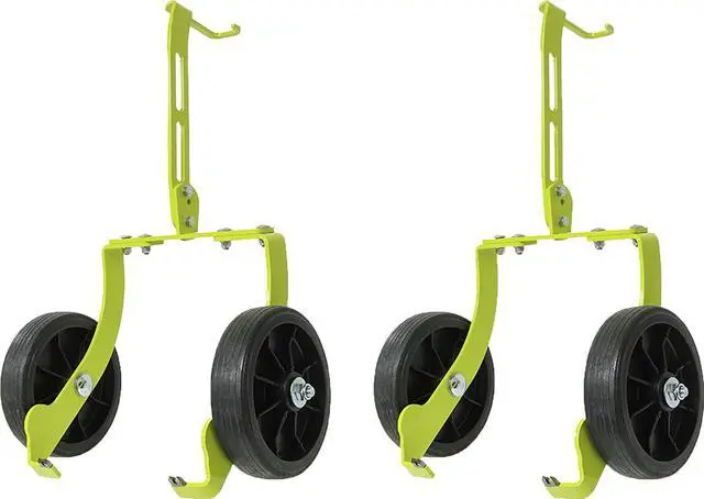 Main image of Compact Metal Green 4-Wheel Pneumatic Ski Dolly Set - SC-12010