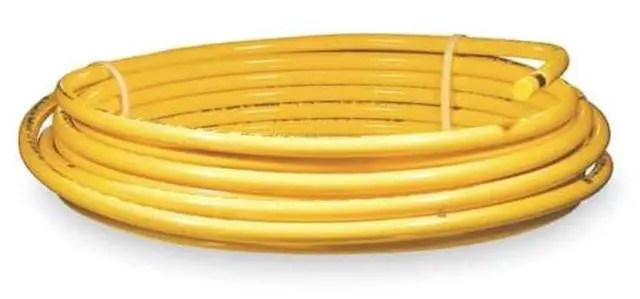 Main image of DY06050 Polyethylene Coated Copper Tubing, Type R, Yellow, 3/8" Od x 50'