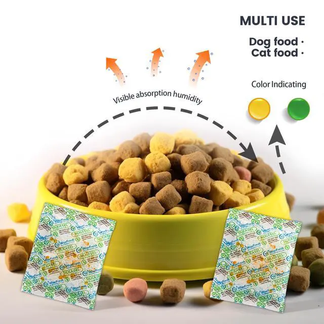 Alt view image 6 of 6 - Silica Gel Packets, 10 Gram Food Safe Desiccant Packs, Orange to Green Indicating- Moisture Absorbers for Storage (10G/750Pcs)