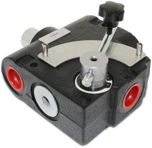 Alt view image 4 of 6 - Hydraulic Adjustable Variable Flow Control Valve w/Relief, 0-16 GPM, 1/2 NPT