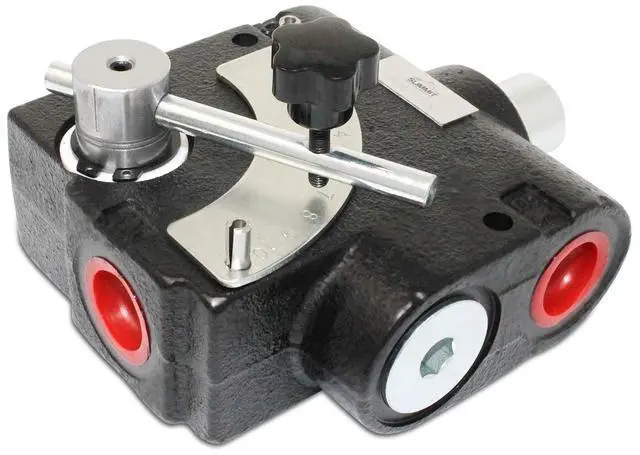 Alt view image 5 of 6 - Hydraulic Adjustable Variable Flow Control Valve w/Relief, 0-30 GPM, 3/4 NPT Port Size