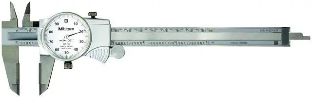 Main image of 505-738 D6 inch TXWW Dial Caliper, ID, OD Carbide, 0.1 inch /Rev, 0 inch -6 inch.001 inch 6 to 7.9 Inches