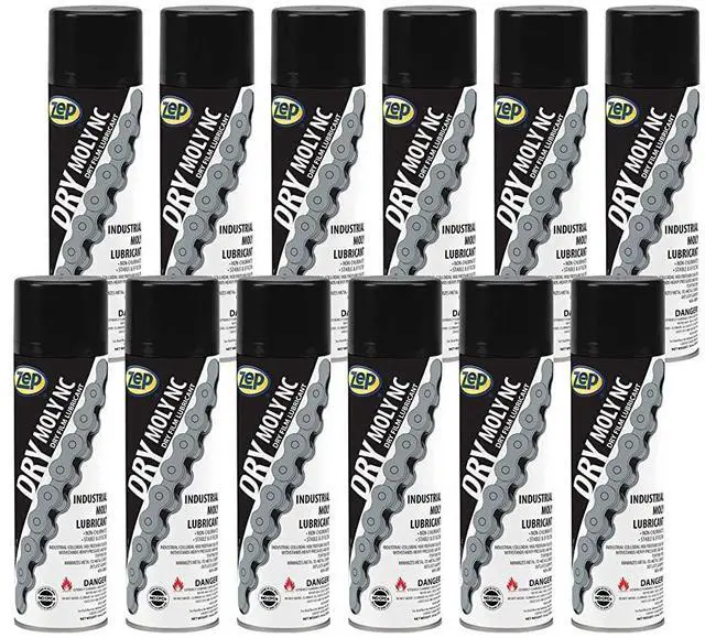 Main image of Dry Moly NC Dry Film Lubricant - 14 oz (Case of 12) 10601 - Reduces Friction and Wear for Metal-to-Metal Contact Points, Stable and Effective, Non-Chlorinated