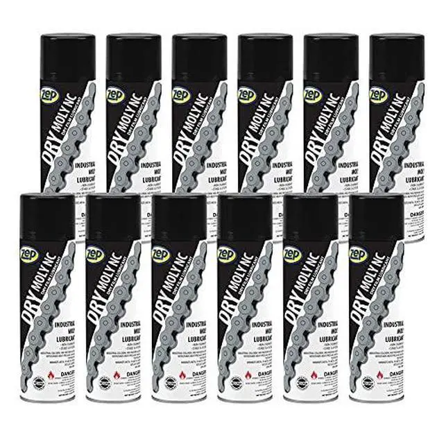 Alt view image 6 of 6 - Dry Moly NC Dry Film Lubricant - 14 oz (Case of 12) 10601 - Reduces Friction and Wear for Metal-to-Metal Contact Points, Stable and Effective, Non-Chlorinated