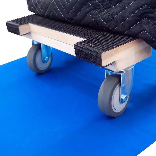 Alt view image 6 of 6 - H-Dolly Moving Dolly 18 Inch x 30 Inch - Heavy Duty Furniture Dolly with Four Rubber Swivel Casters - Rubber Tread Secures Cargo While Moving Dolly