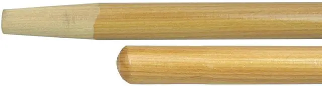 Main image of 44306 72" Hardwood Handle, Tapered Wood Tip, 1-1/8" Diameter, Made in the USA (Pack of 12)