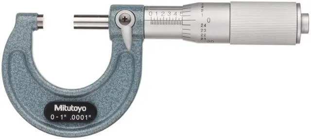 Main image of 103-135 Outside Micrometer with Friction Thimble, 0-1" Measuring Range, 00001" Graduation, ±00001" Accuracy for Precise and Reliable Measurement in Engineering Applications | Friction Thimble, 0.0001"