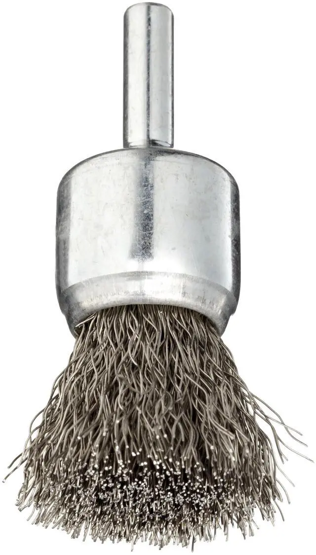 Alt view image 3 of 4 - 10019 3/4" Crimped Wire End Brush,.014" Stainless Steel Fill, Made in The USA (Pack of 10)
