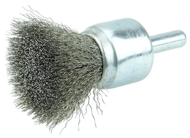 Alt view image 4 of 4 - 10019 3/4" Crimped Wire End Brush,.014" Stainless Steel Fill, Made in The USA (Pack of 10)