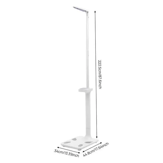 Alt view image 2 of 6 - Professional Digital Physician Scale - Multifunction Body Weight and Ultrasonic Height Analyzer - 440lbs Capacity Medical Scale 31.5-76.77 in