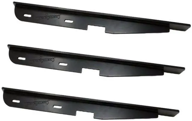 Main image of Islandbar Mini Countertop Support Bracket - Set of 3 - 20" Black Powder Coated - Floating Look Hidden Support for Granite, Quartz, Solid Surfaces, etc. - Heavy Duty 500 Pound Capacity