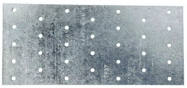 Main image of TP37 Tie Plate - 3-1/8 in. x 7 in., Steel, 100 Pack, Wood Connector