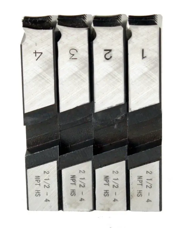 Alt view image 2 of 5 - 26192 HSS 2-1/2in. to 4in. Pipe Dies compatible with RIDGID 1224 for 714 Die Head