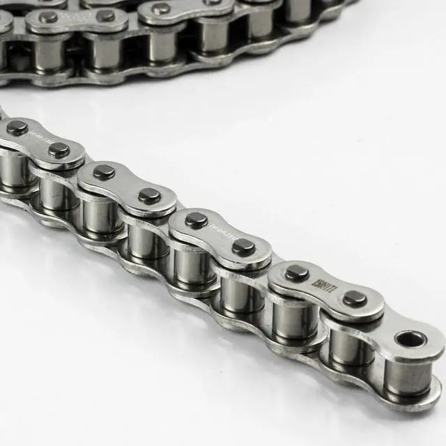 Alt view image 3 of 6 - 60 SS Stainless Steel Roller Chain 10 Feet with 1 Connecting Link