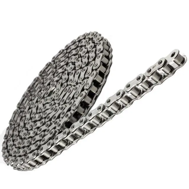 Alt view image 6 of 6 - 60 SS Stainless Steel Roller Chain 10 Feet with 1 Connecting Link