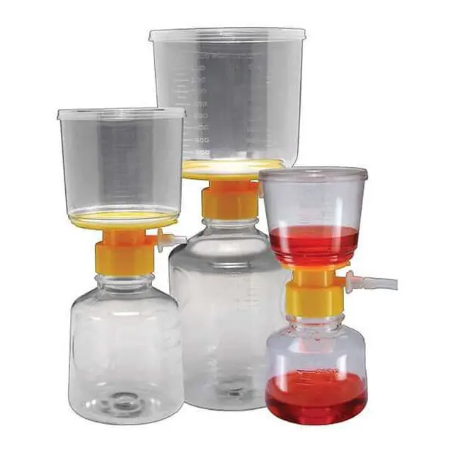 Main image of Argos BPV2250 PVDF Membrane Sterile Bottle Top Aspirator Vacuum Filtration Unit, 0.22 micrometer Pore Size, 500mL Capacity (Case of 12)