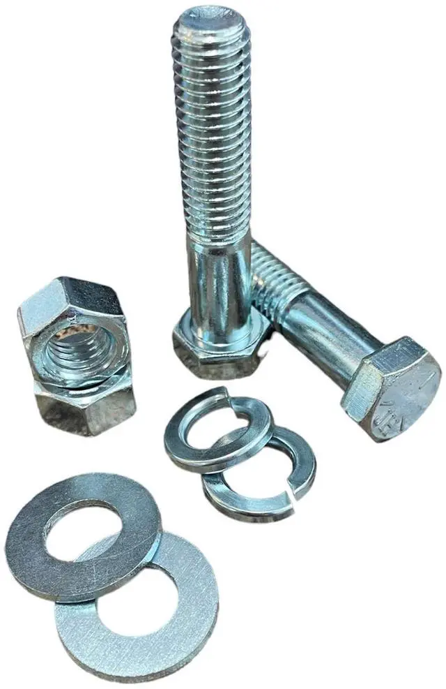 Alt view image 4 of 6 - 2,510 Piece Grade 5 Coarse Thread Bolts Hex Bolts, Hex Nuts, Lock Washer & Flat Washer Assortment Kit Fasteners Only