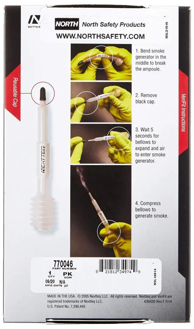 Alt view image 3 of 4 - Irritant Smoke Qualitative Fit Test Tubes, (10/PK) (770046)