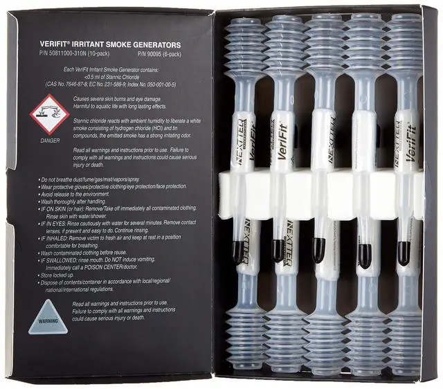 Alt view image 4 of 4 - Irritant Smoke Qualitative Fit Test Tubes, (10/PK) (770046)
