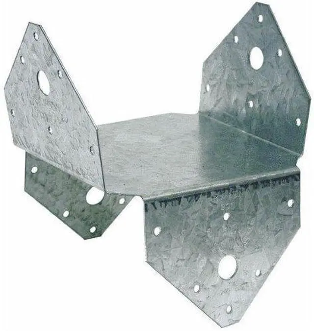 Main image of BC6Z-10PK Post Cap/Base - ZMAX Galvanized 18-Gauge Steel, 6x6 Post Cap, 10 Pack