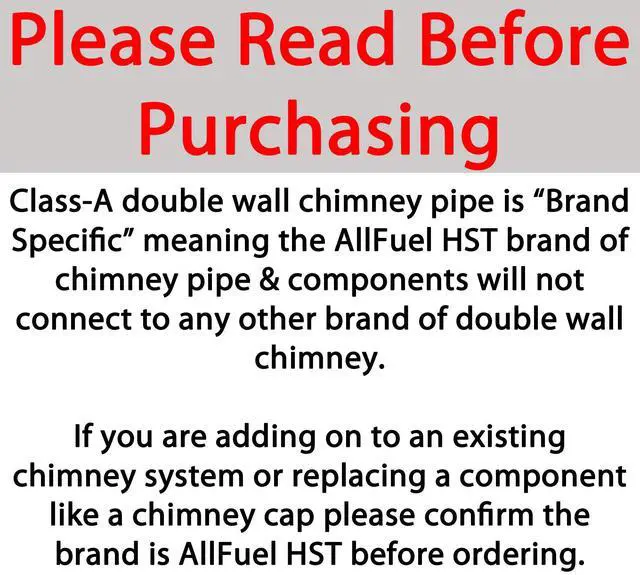 Alt view image 2 of 6 - 6" x 24" 304 Stainless Steel All Fuel Class-A Double Wall Insulated Chimney Pipe