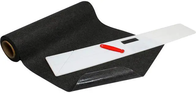 Main image of Sure Stride Slip-Resistant Adhesive Matting - Quick Drying, Temporary On-Demand Matting Great for an Emergency, Includes Free Cutting Knife (Dark Grey, 100 x 3 Roll)