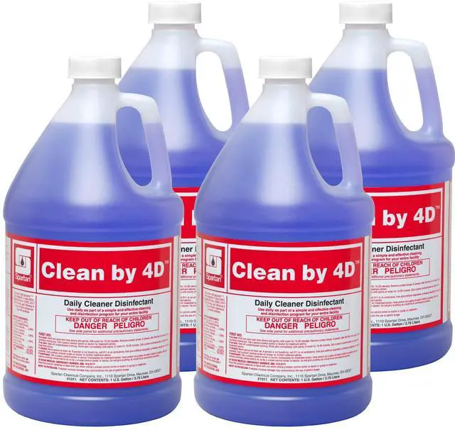 Main image of Peroxy 4D Disinfectant # 101204, 4 gal per cs -(1 CASE)