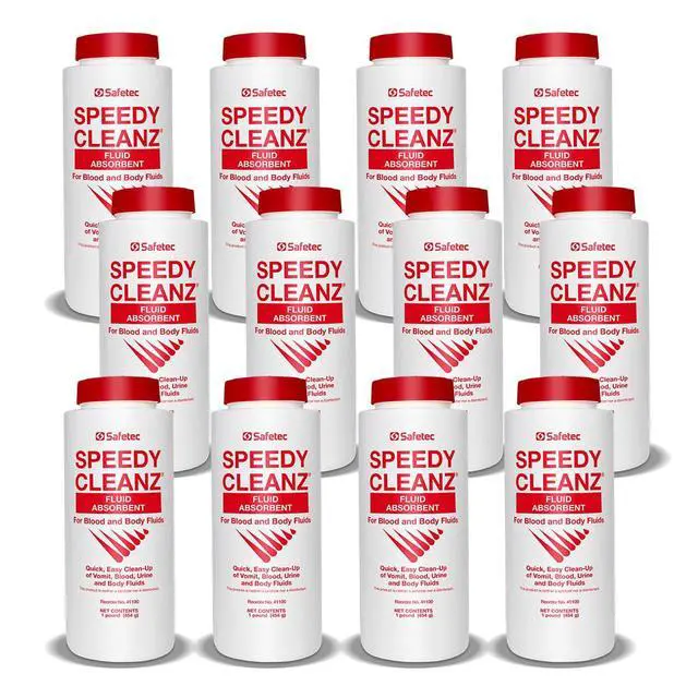 Alt view image 2 of 6 - Speedy Cleanz Fluid Absorbent 16oz. Shaker Top Bottle (12 bottles/case) (for urine, vomit and body fluid spills)