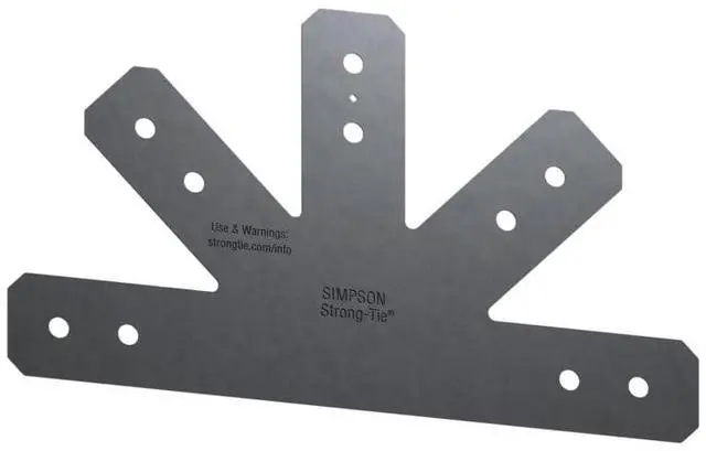 Main image of APVGP1212-4 Outdoor Accents Avant Collection 12:12 Pitch, Black Powder-Coated Gable Plate for 4X (Pack of 2)