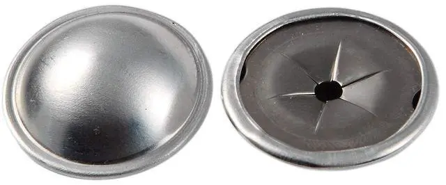Main image of Insulation Dome Cap Washers (1000, Aluminum) Click for Package Quantity Options, Made in USA