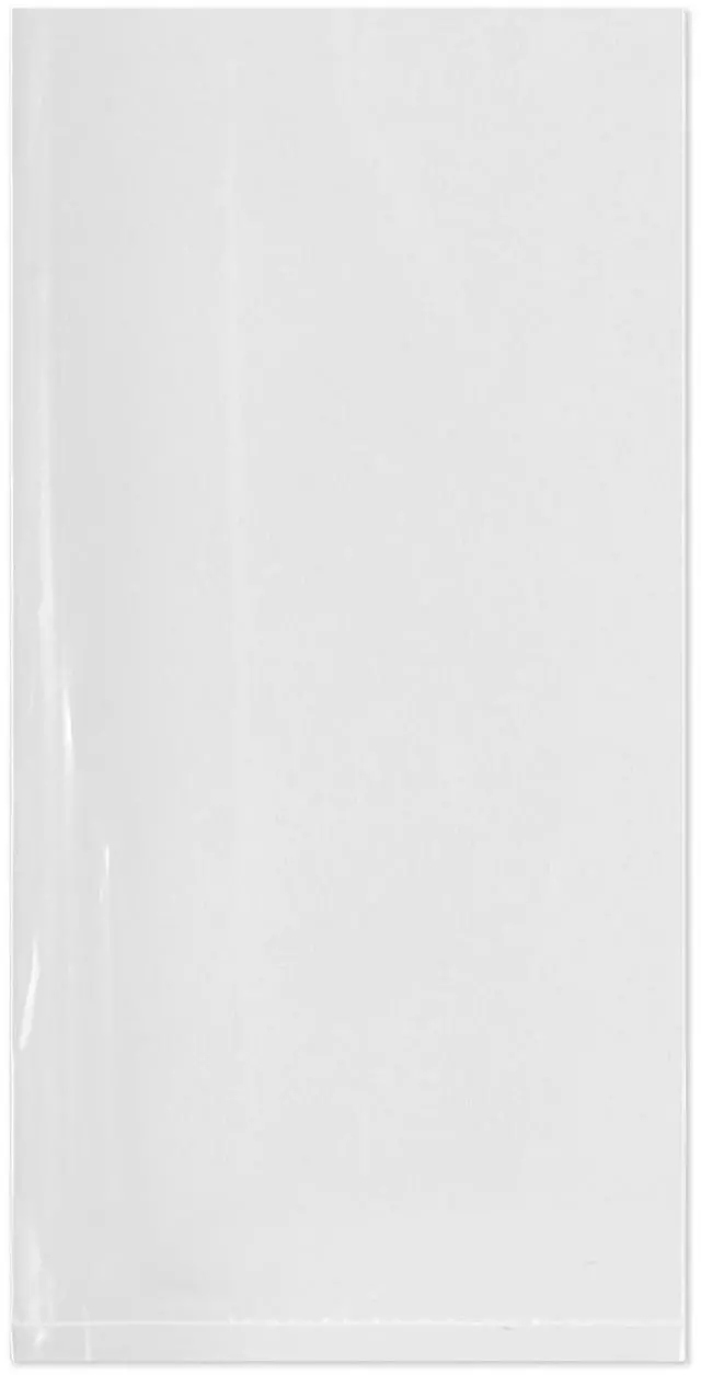 Main image of 8" x 16" (Case of 1,000), 3 Mil Flat Open Clear Plastic Poly Bags