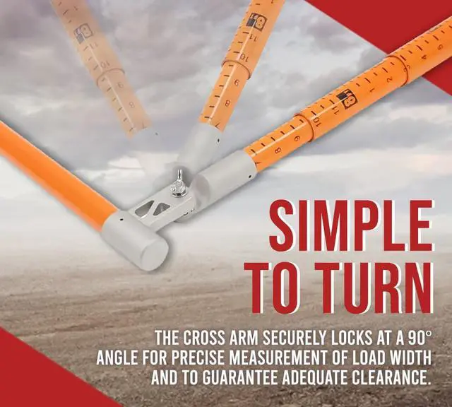 Alt view image 3 of 6 - Load Height Measuring Stick - 6' to 20' (2 Pack)