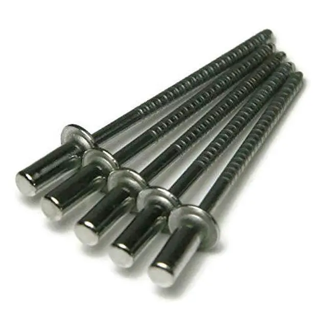 Main image of Closed End Sealed Pop Rivets 1/8#4CE Stainless Steel Blind Rivets 4-4, 1/8" x 1/4" Grip (0.188-0.250) QTY 1000