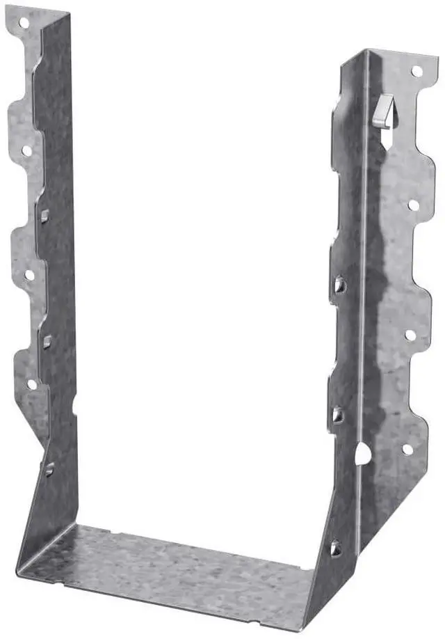 Main image of LUS210-3 Light Face-Mount Joist Hanger - 4-5/8 in. (W) x 8-3/16 in. (H) x 2 in. (B), Fits Triple 2x10 Joists, 18 Gauge Zinc Galvanized Steel, Hurricane Rafter Ties (Pack of 25)