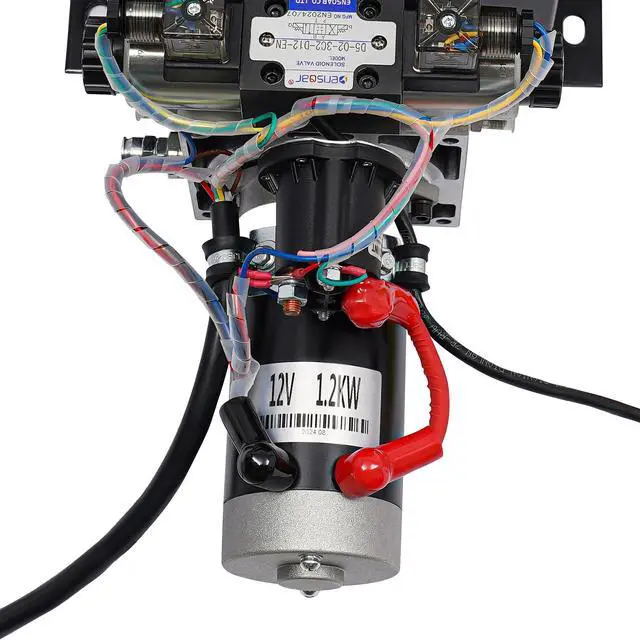 Alt view image 6 of 6 - Hydraulic Power Unit, 8 Quart Double Acting Hydraulic Pump, 12V DC Hydraulic Station Pump w/Wireless Remote, Hydraulic Power Unit for Dump Truck Car Lifting Remotely Controlled (Double Acting)