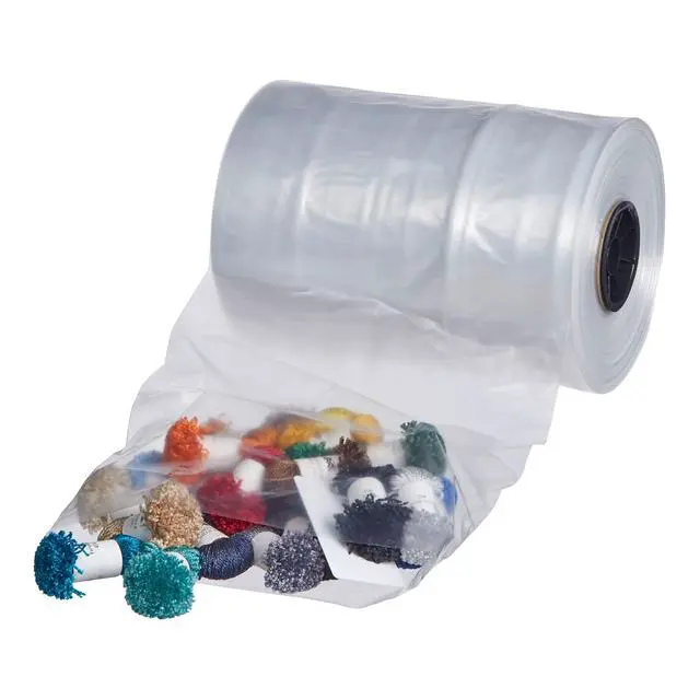 Alt view image 5 of 6 - Hudson Exchange 12" x 1000', 2 Mil, Poly Tubing Roll, Food Grade LDPE Resin, Custom Length Packaging
