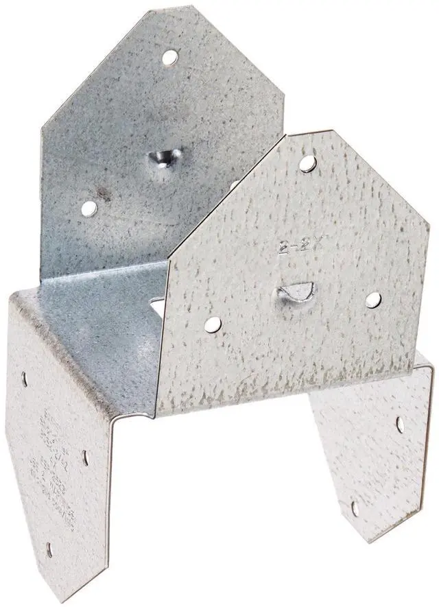 Main image of BCS2-2/4Z BCS ZMAX Galvanized Post Cap for Double 2X Beam, 4X Post (Pack of 20)