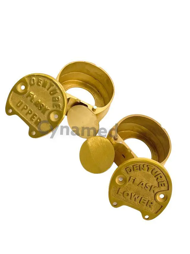 Alt view image 4 of 5 - Premium Dental Laboratory LAB Spring Press Compress W/Two Brass Denture Flask ()