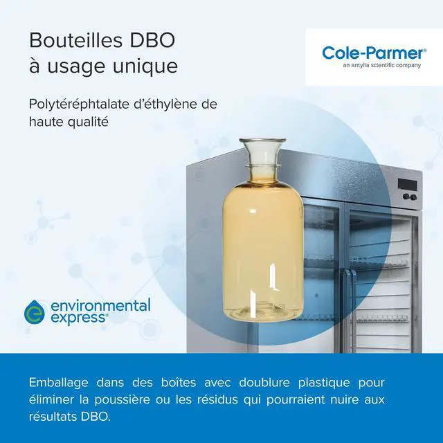 Alt view image 2 of 6 - Eco-Conscious Single-Use BOD Bottles, 300 mL: 100/PK