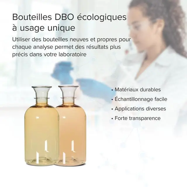 Alt view image 4 of 6 - Eco-Conscious Single-Use BOD Bottles, 300 mL: 100/PK