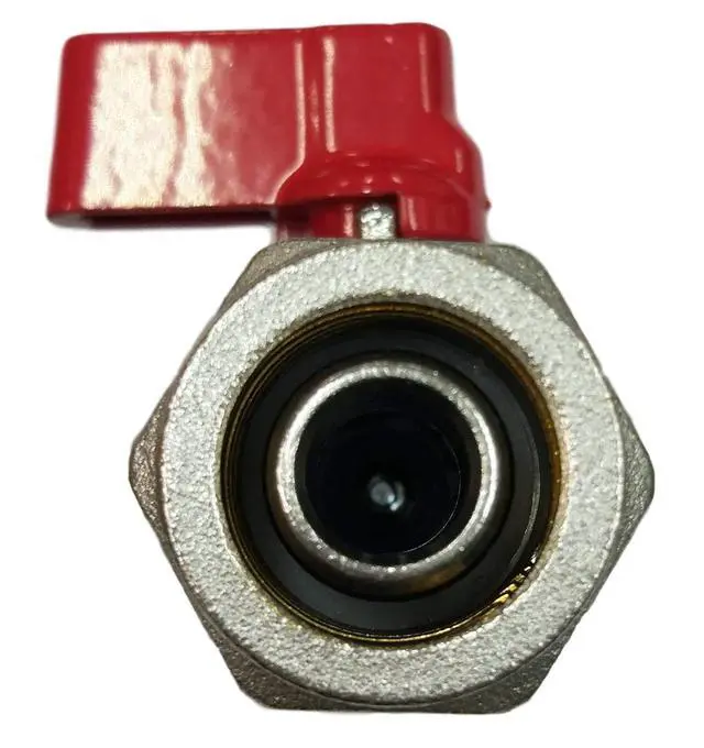 Alt view image 5 of 6 - 3/4" 4 Loops Plumbing Manifolds w/ 1/2" Pex Ball Valves, Red and Blue Handles