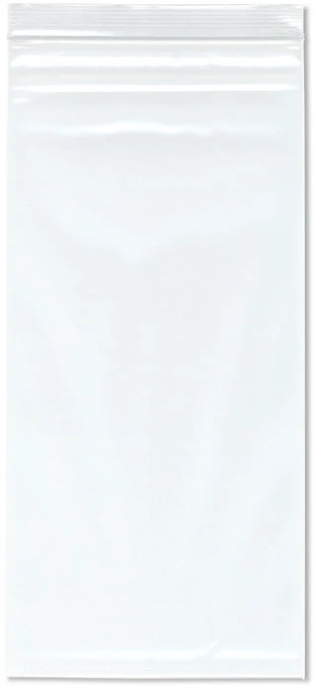 Main image of 7" x 15" (Case of 1,000), 4 Mil Heavy Duty Zipper Reclosable Plastic Bags